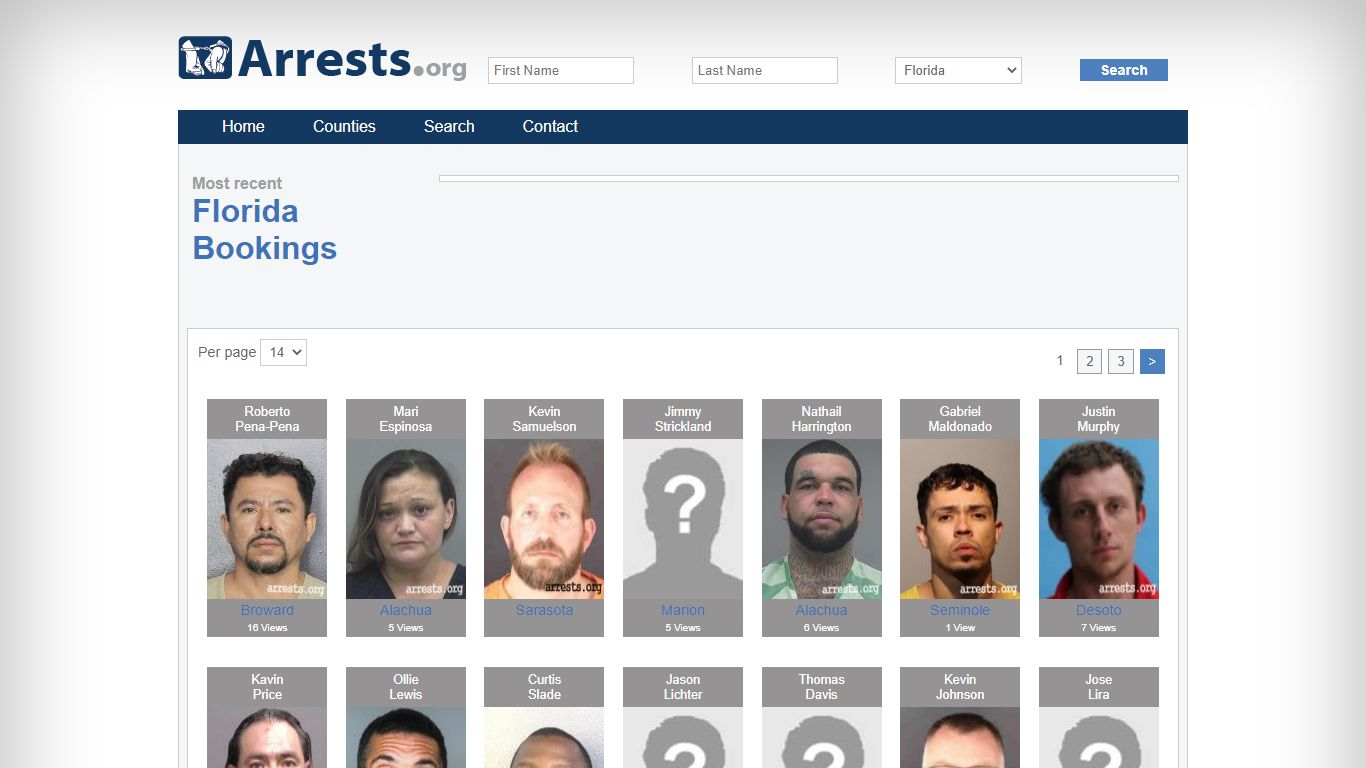 Florida Arrests and Inmate Search